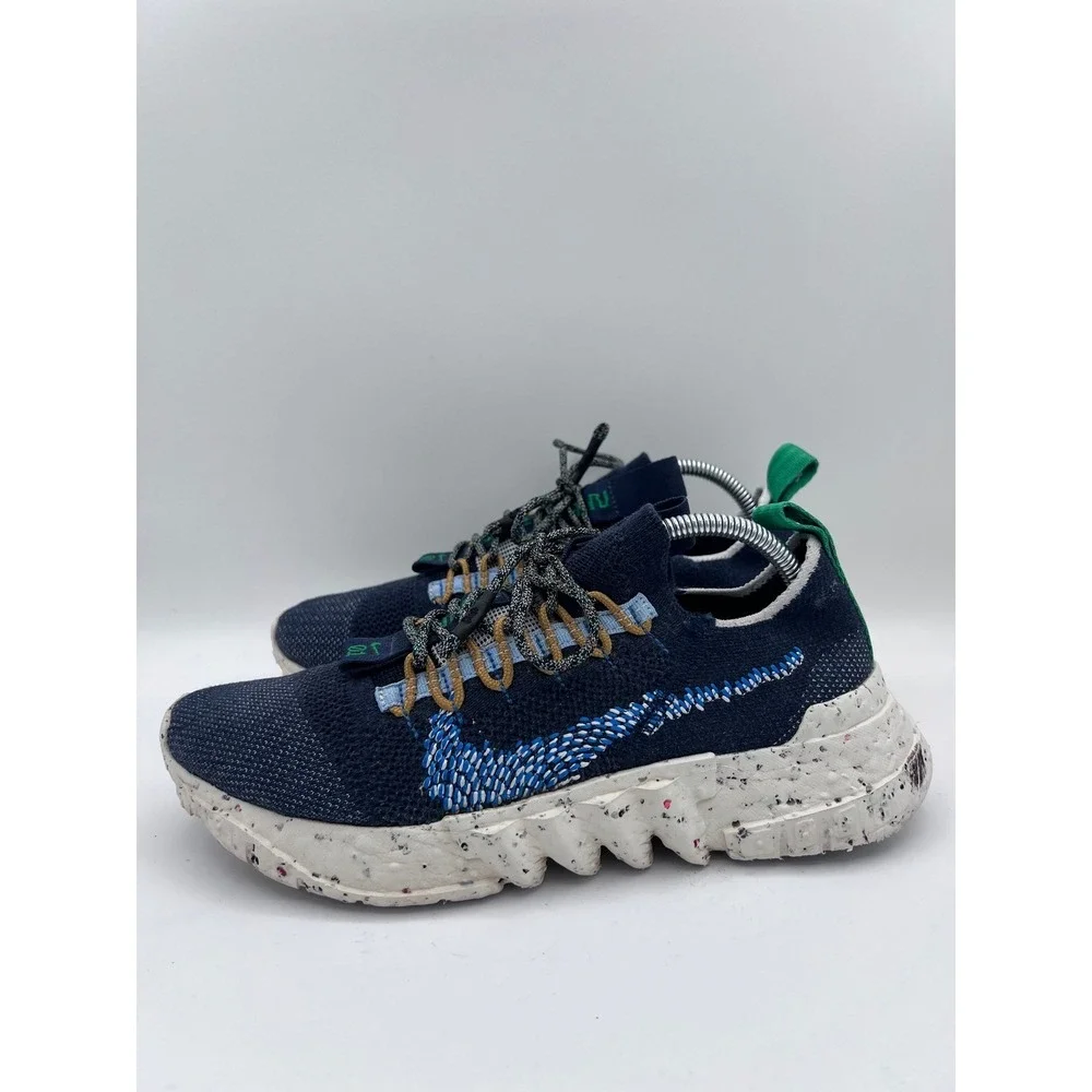 Nike Space Hippie 01 Obsidian Blue Green Crater Foam‎ DJ3056-400 Mens 9.5